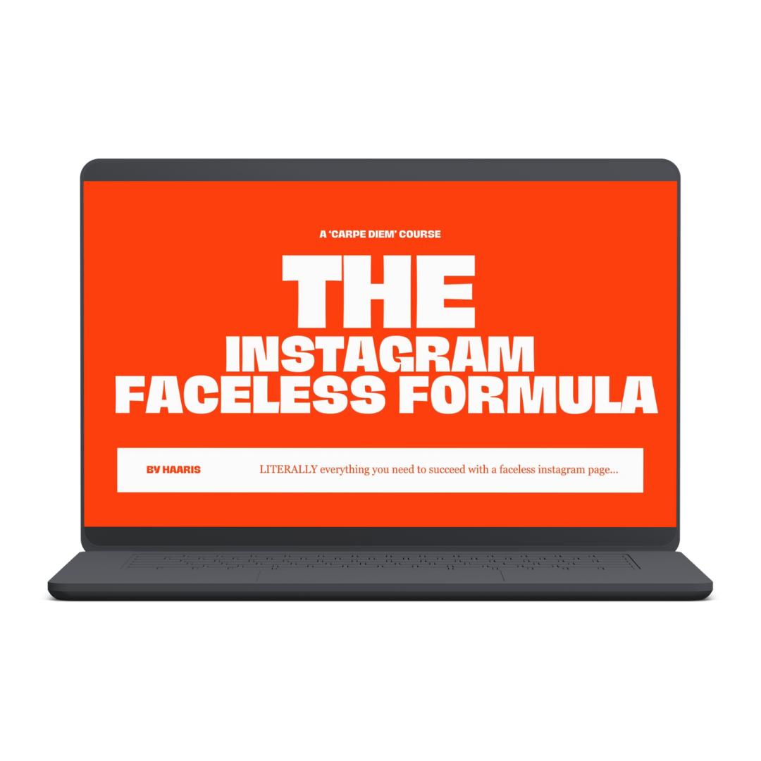Build a successful faceless instagram page from scratch (2026 June)